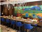long table near entrance